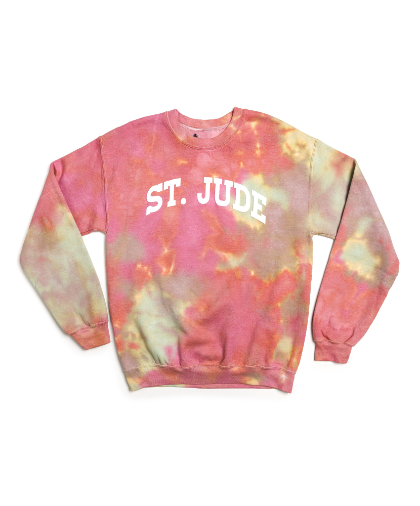 Primary image St. Jude Collegiate Tie-Dye Sweatshirt